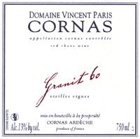 Domaine Vincent Paris - Cornas Vieilles Vignes Granit 60 2022