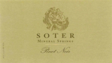 Soter - Pinot Noir Mineral Springs 2021