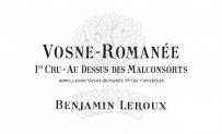 Benjamin Leroux - Vosne Romanee 1er Cru Au Dessus des Malconsorts 2019 (1.5L) Benjamin Leroux - Vosne Romanee 1er Cru Au Dessus des Malconsorts 2019 (1.5L)